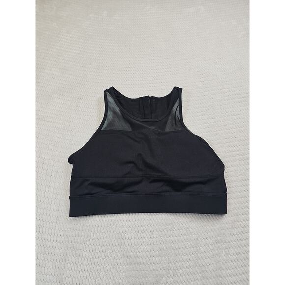 ZYIA Active Sports Bra Womens 2X Black All Star Zip Back One More Rep Padded - Picture 1 of 7